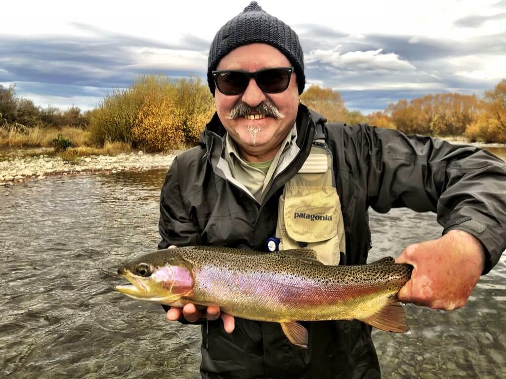 John with one of the few rainbows landed