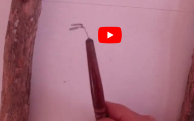 SBN Hook Removal Tool for use with SBN sub-merger trout fly demonstration